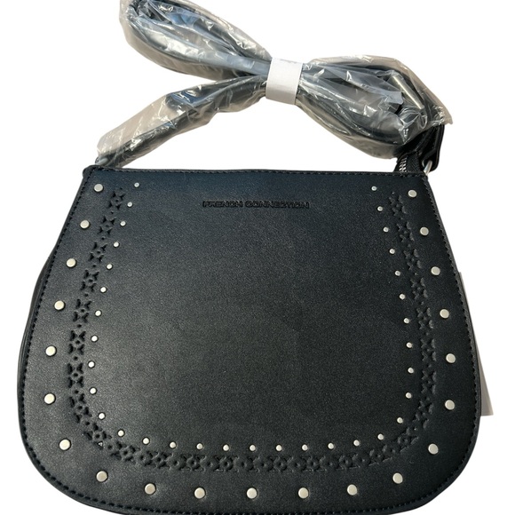 Handbags - French Connection Black Studded Women's Bag